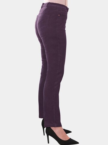 Goldner Regular Jeans 'Carla' in Purple