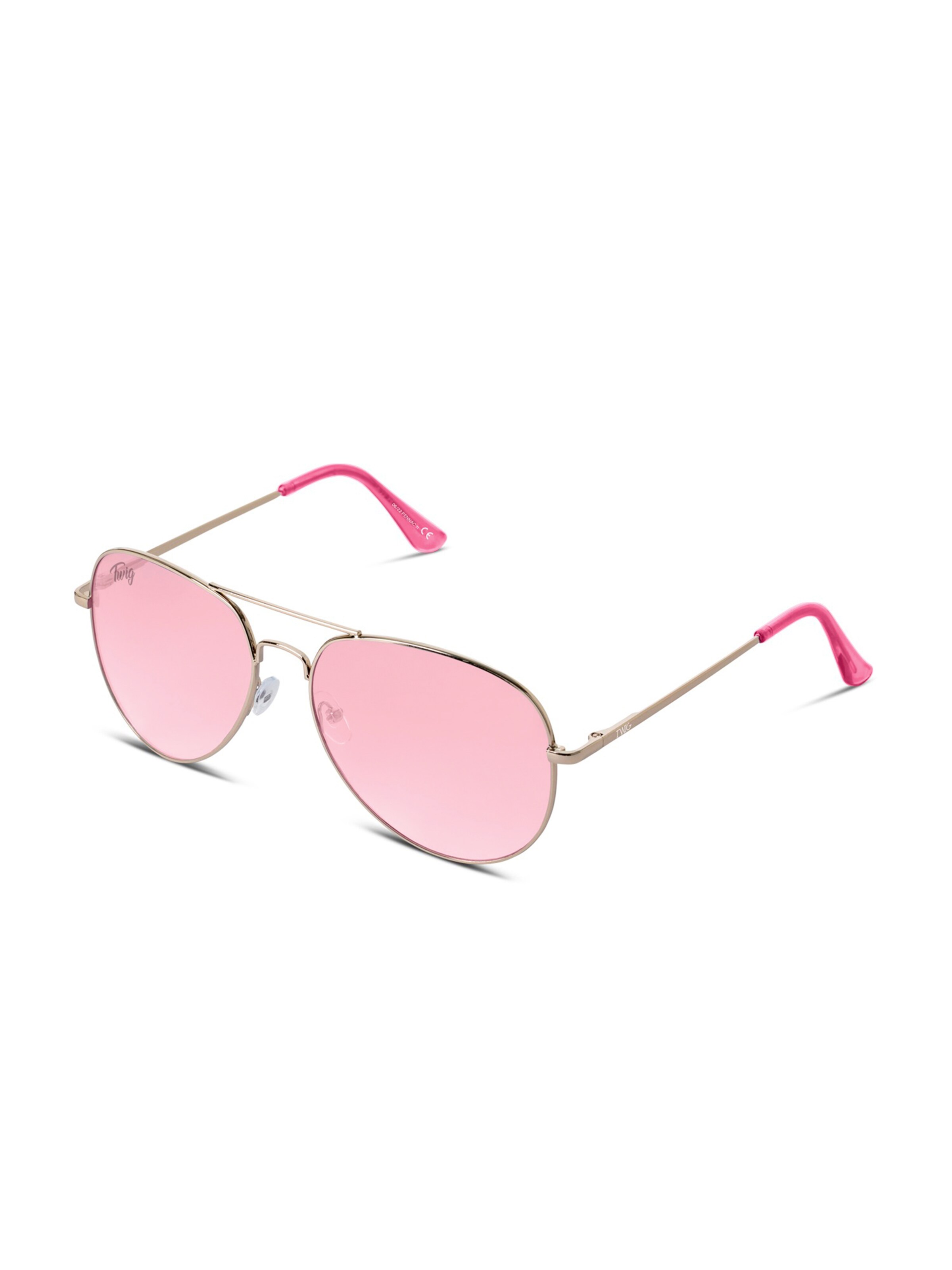 Occhiali da sole 'Pennac' di TWIG Concept Milano in rosa: frontale