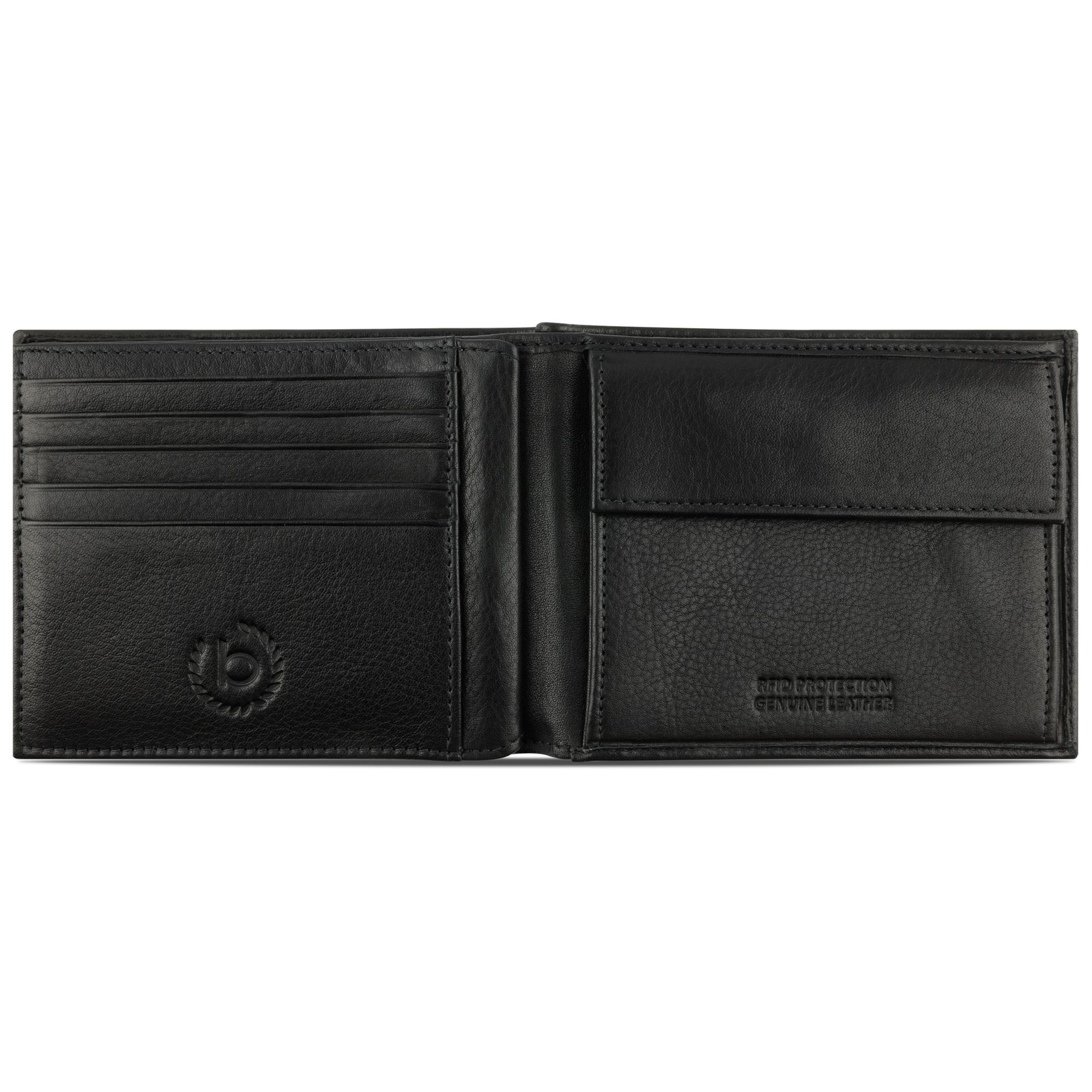 bugatti Portemonnaie 'Nome' in Schwarz