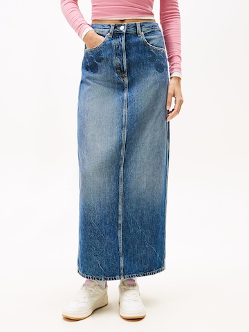 Tommy Jeans Rok in Blauw: voorkant