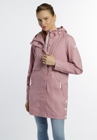 DreiMaster Maritim - Abrigo de entretiempo en rosa: frente