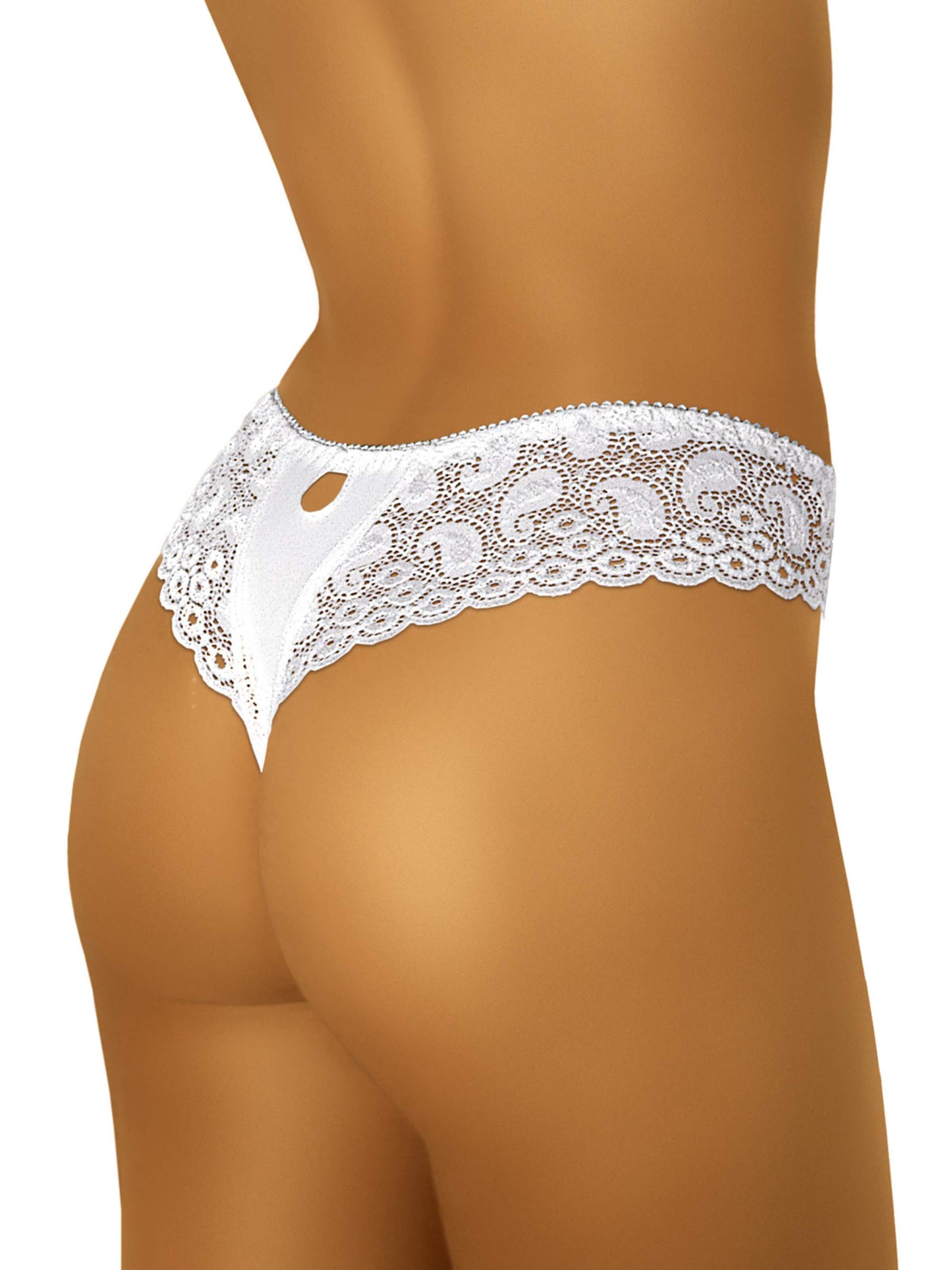 Wolbar Panty 'Tanga' in White
