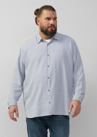 s.Oliver Regular fit Overhemd in Blauw: voorkant