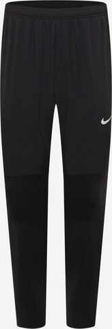 NIKE Slimfit Sportbroek in Zwart: voorkant