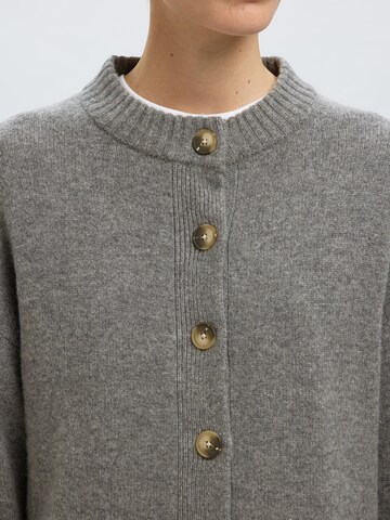 Cardigan 'SLFCILLE' SELECTED en gris