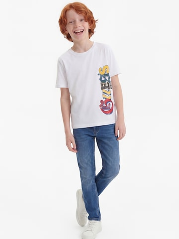 T-Shirt GUESS en blanc