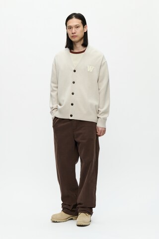 DOUBLE A Strickjacke 'Tay' in Beige