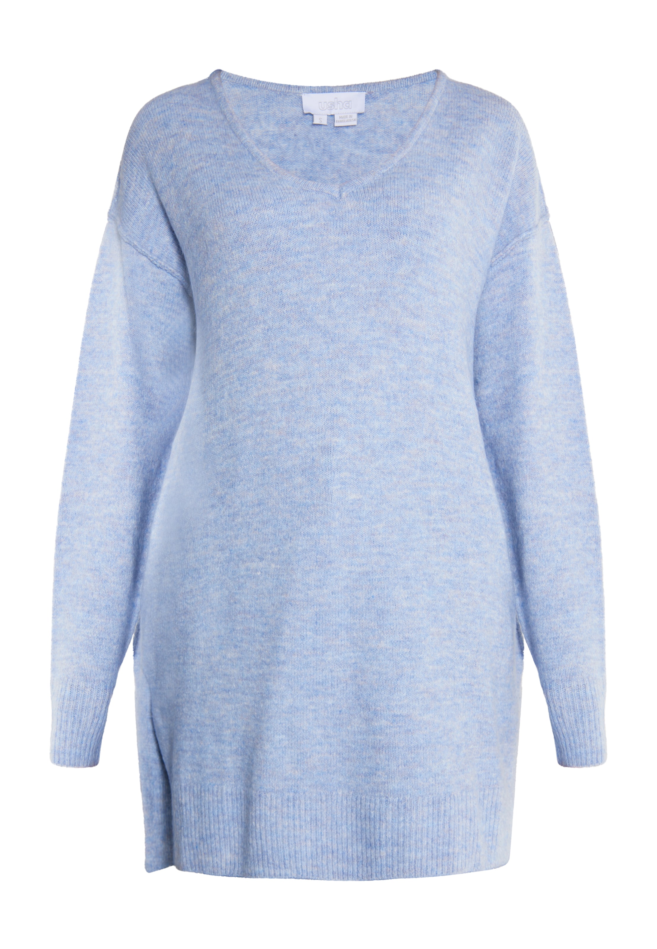 usha WHITE LABEL Sveter - Modrá: predná strana