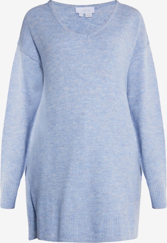 Pull-over usha WHITE LABEL en bleu : devant