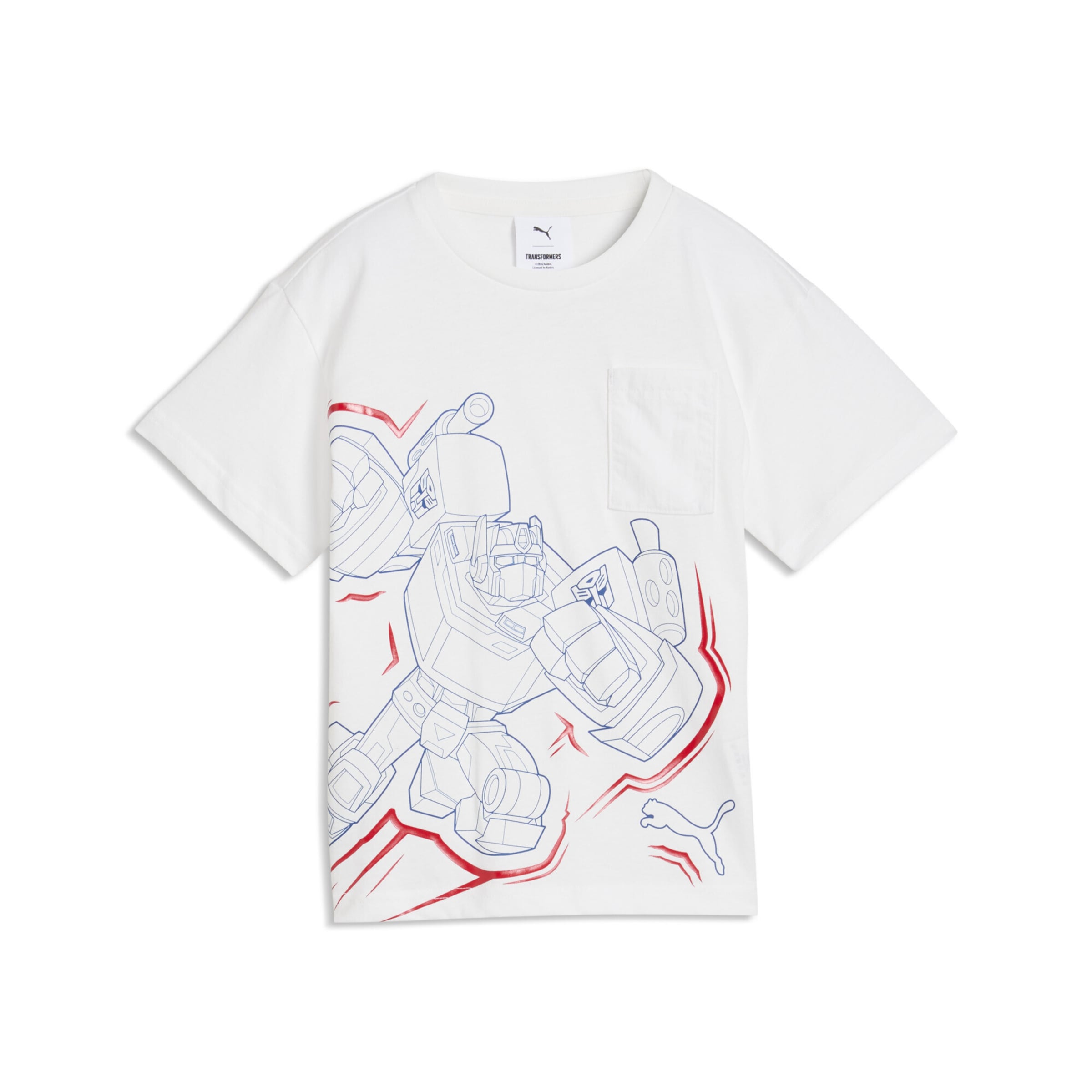 PUMA Performance Shirt in White: front