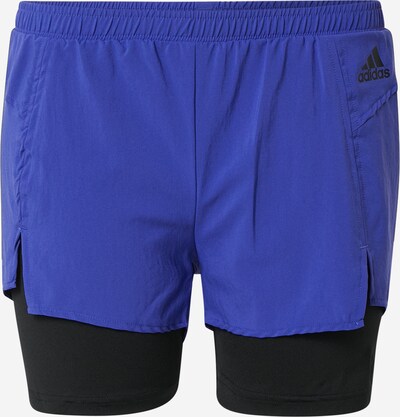 Pantaloni sport ADIDAS PERFORMANCE pe albastru / negru, Vizualizare produs