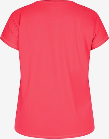 Active by Zizzi Functioneel shirt 'ABASIC' in Roze