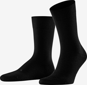 FALKE Socken 'Stabilizing Wool Everyday' in Schwarz: Vorderseite