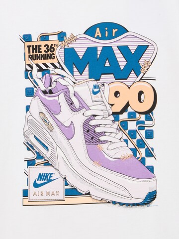 T-Shirt 'AIR MAX 90' Nike Sportswear en blanc