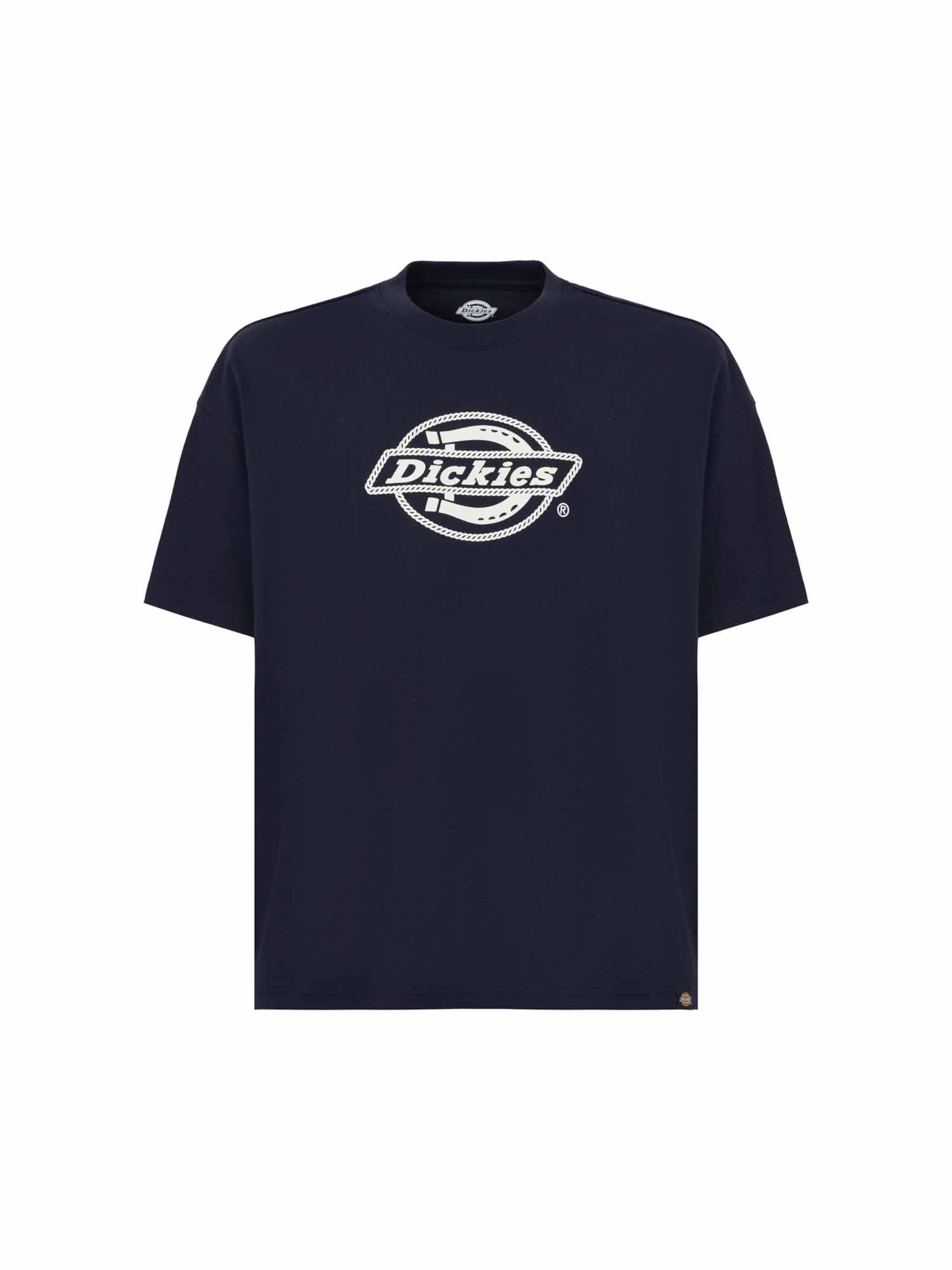 DICKIES - Camiseta 'Forth Shaw' en azul: frente