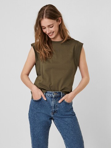 VERO MODA Top - zöld: elől