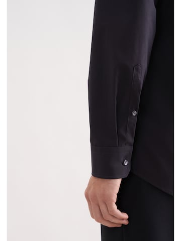 SEIDENSTICKER Regular fit Business Shirt in Black