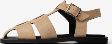 L37 HANDMADE SHOES - Zapatillas 'BREATH OF SUMMER' en beige: frente