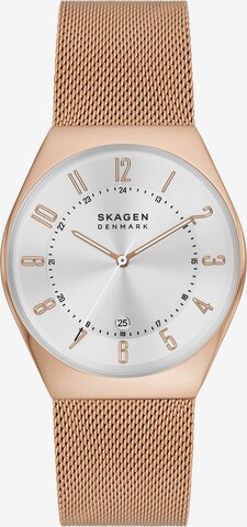 SKAGEN Analoog horloge in Goud: voorkant