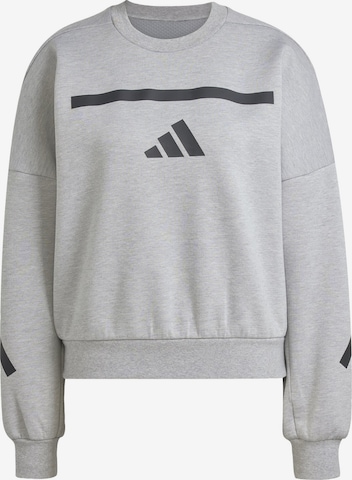 Felpa sportiva 'Z.N.E.' di ADIDAS SPORTSWEAR in grigio: frontale