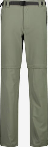 CMP Outdoor Pants in Green: front