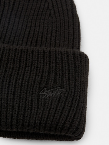 Pull&Bear Mütze in Schwarz