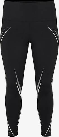 Active by Zizzi Sports trousers 'Akimber' in Black: front
