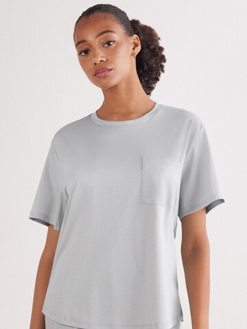 INTIMISSIMI Pyjamashirt in Grau: Vorderseite