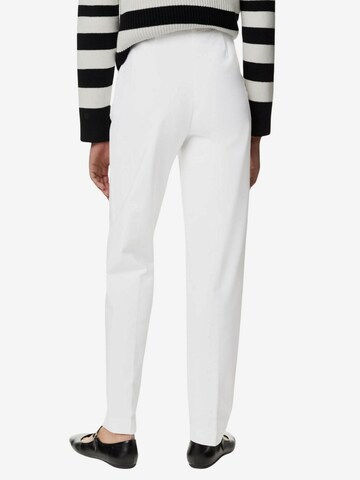 Loosefit Pantalon à plis Marks & Spencer en blanc