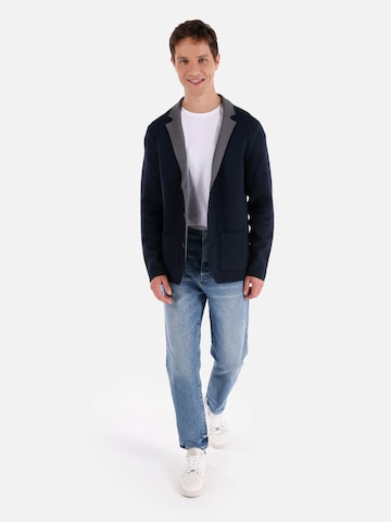 Colin's Knit cardigan in Blue: front