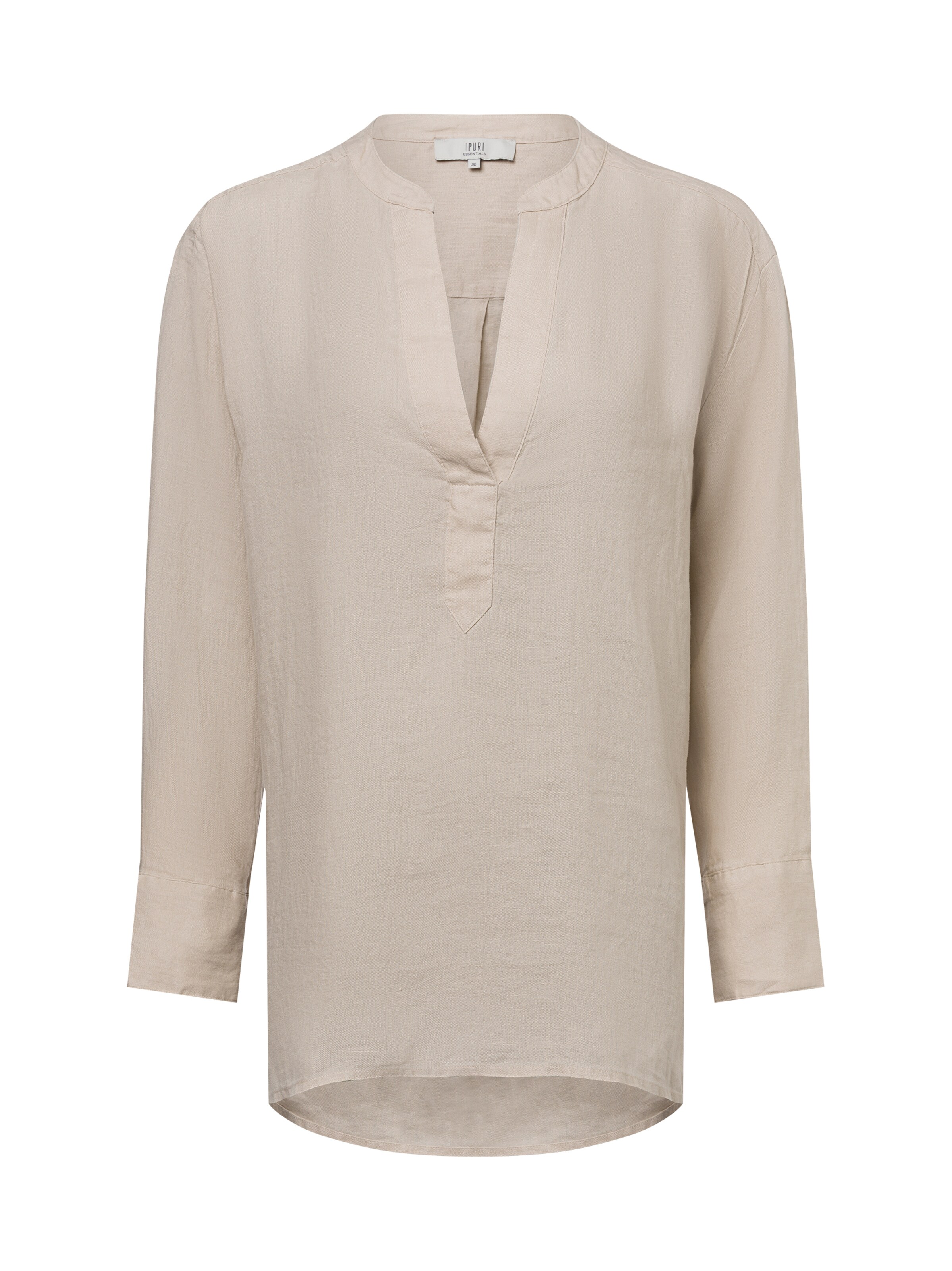 Ipuri Bluse in Beige: Vorderseite