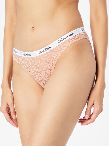 Calvin Klein Underwear Slip in Beige: front