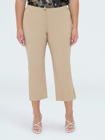 Fiorella Rubino - Acampanado Pantalón en beige
