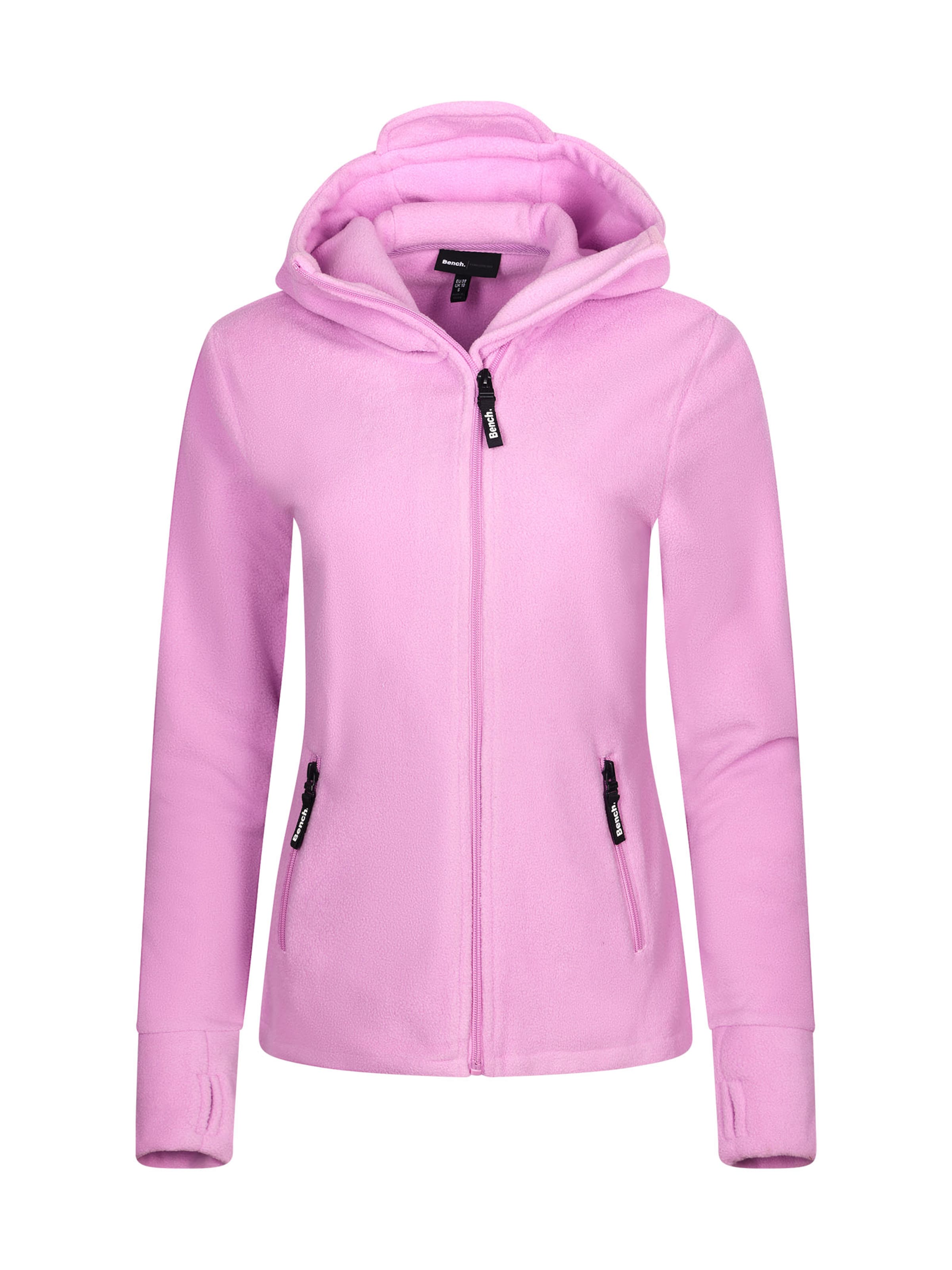 BENCH Fleecejacke 'Ninja' in Lila: Vorderseite