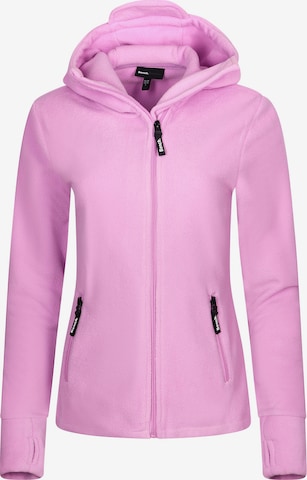 BENCH Fleecejacke 'Ninja' in Lila: Vorderseite
