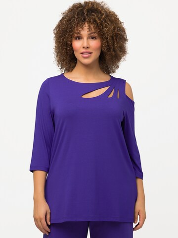 T-shirt Ulla Popken en violet : devant