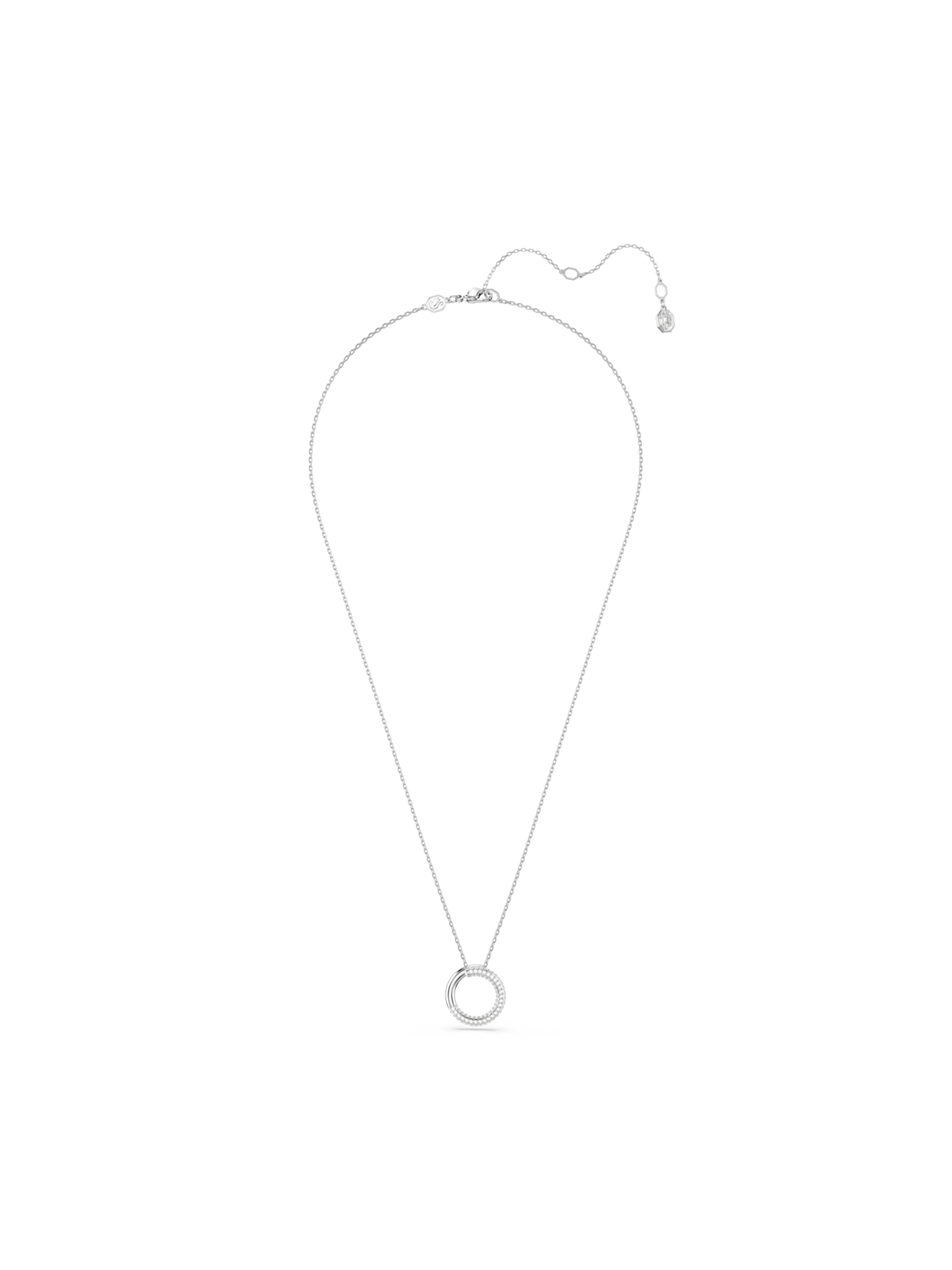 Swarovski Kette  'Dextera' in Silber: Vorderseite