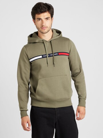 TOMMY HILFIGER Dressipluus, värv roheline: eest vaates