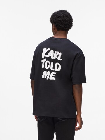 Karl Lagerfeld Paita ' KARL HAT MIR GESAGT ' värissä musta