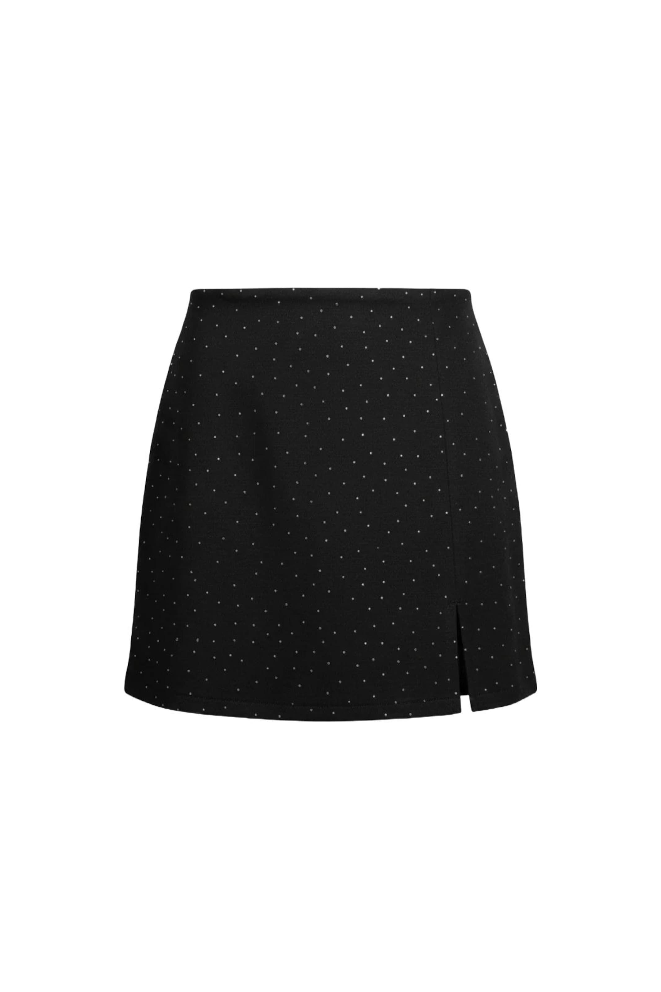 Alexa Dash Skirt in Black: front