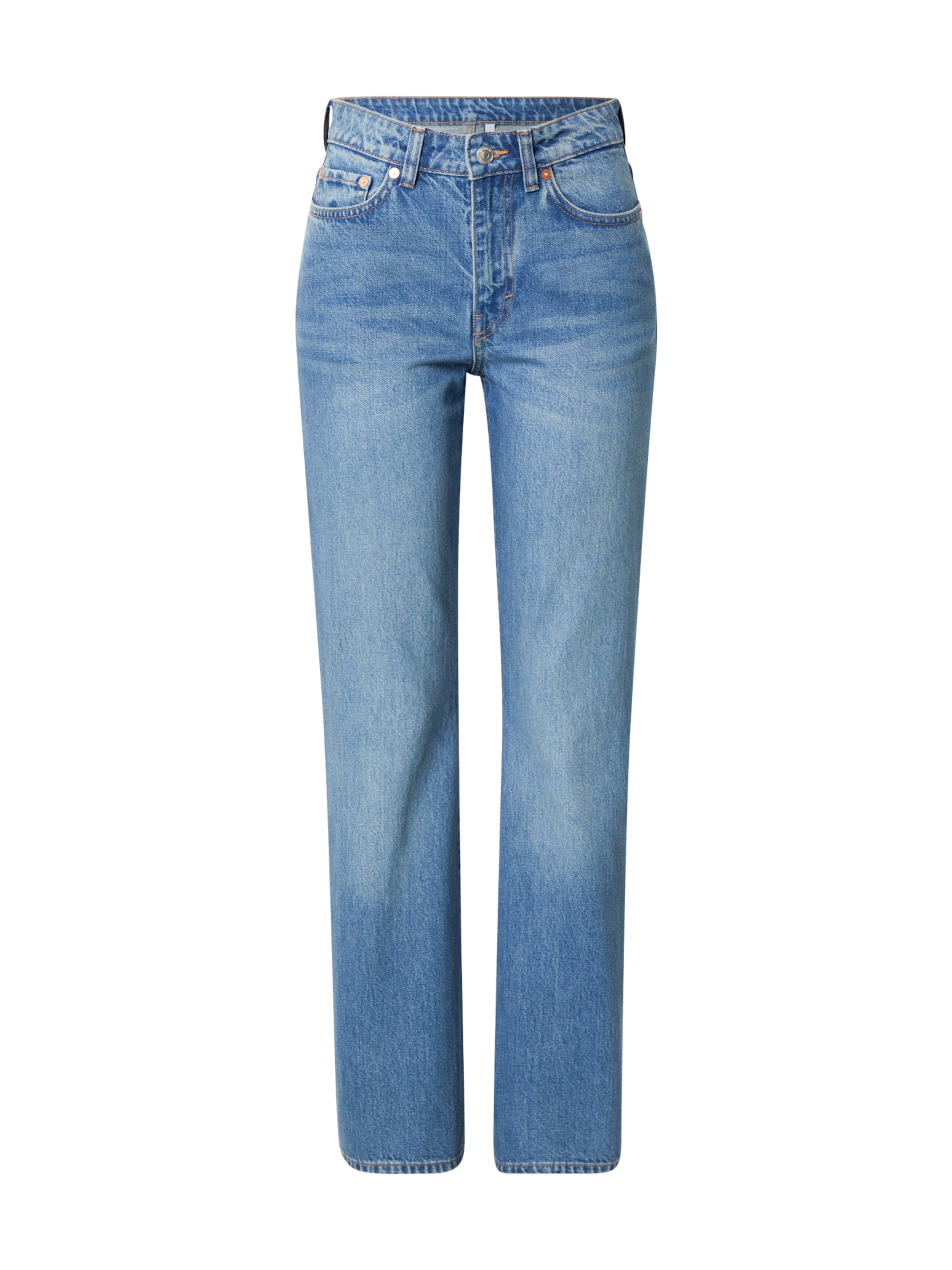 WEEKDAY Bootcut Jeansy w kolorze niebieski: przód