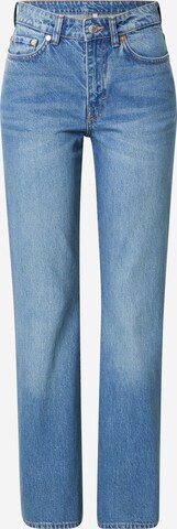 WEEKDAY Bootcut Jeans in Blau: predná strana