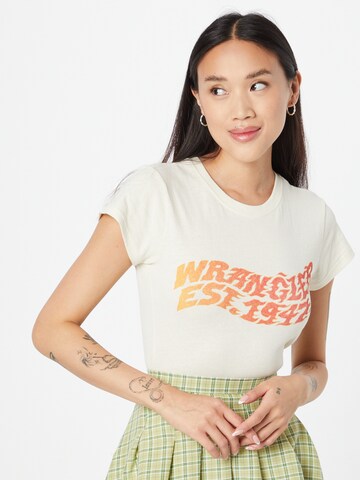 T-shirt WRANGLER en blanc : devant