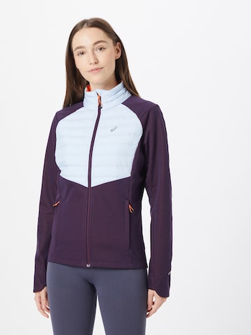 ASICS Athletic Jacket in Blue: front