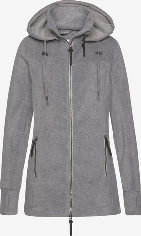 ALPENBLITZ Fleece Jacket in Grey: front