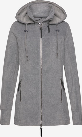 ALPENBLITZ Fleece Jacket in Grey: front