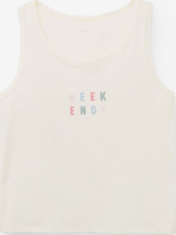 Tezenis Pajama Shirt in White: front