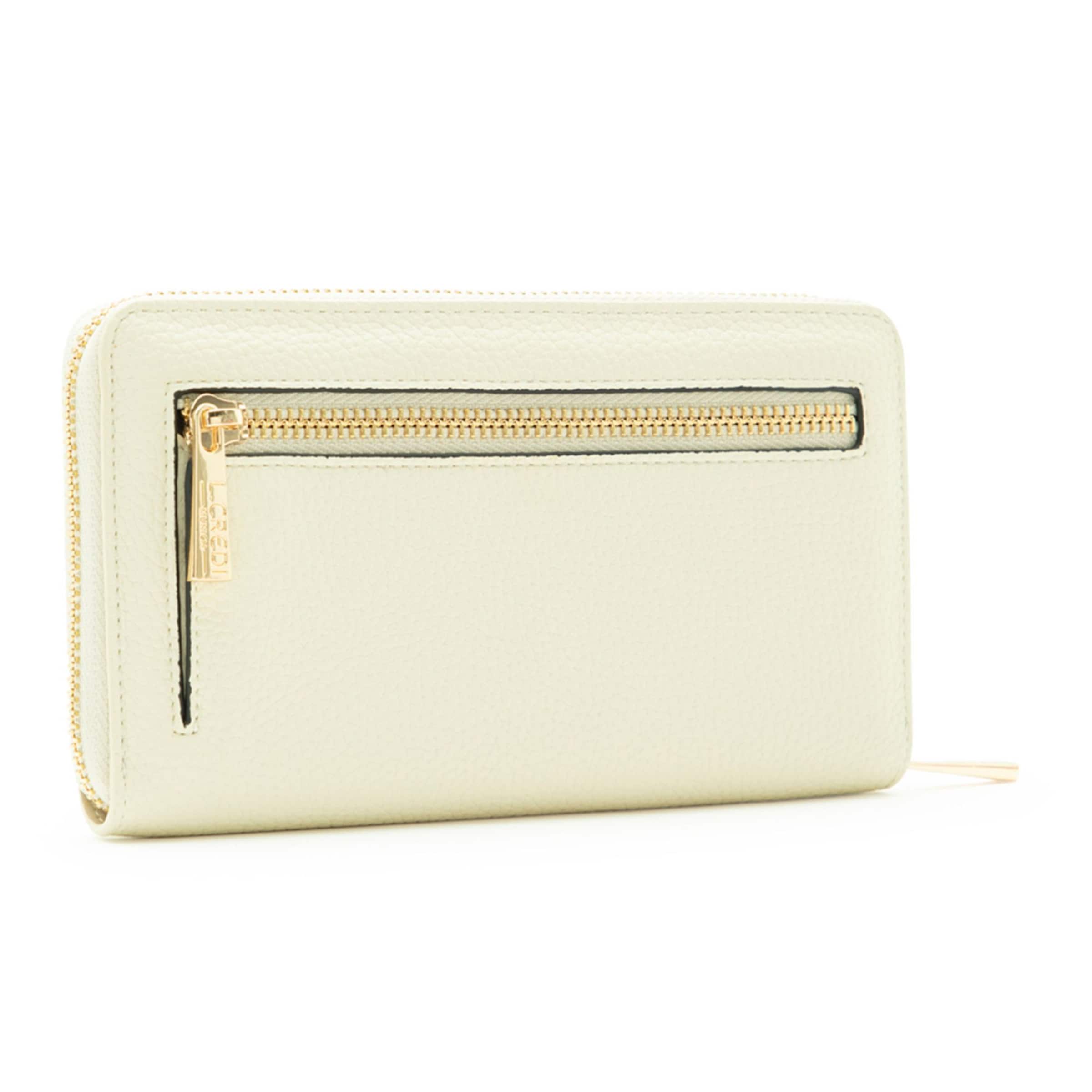 L.CREDI Wallet 'Perla' in Beige