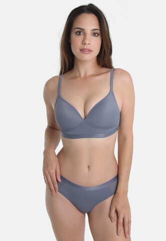 sassa T-shirt Bra 'SUSTAINABLE MICRO' in Blue