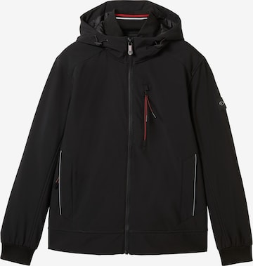 TOM TAILOR Between-Season Jacket in Black: front